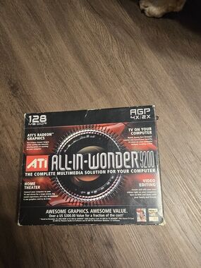 ATI All-In-Wonder 9200 Graphics Card - Black/Red